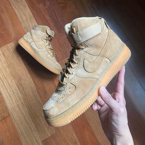 Nike Air Force 1 High Flax (2018) 882096-200 Mens 8.5